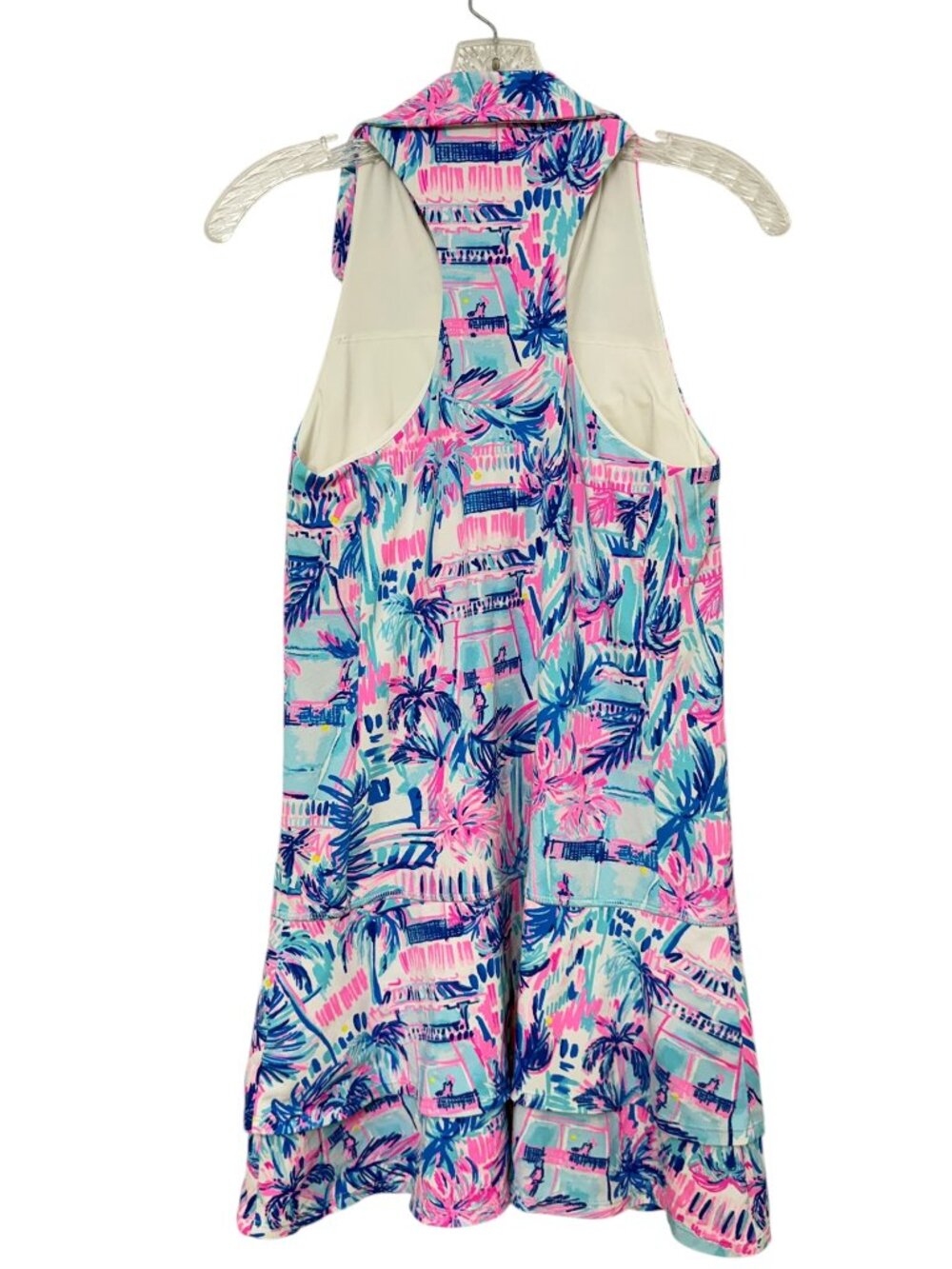 NWOT Lilly Pulitzer Luxletic Dania Pleated UPF 50+ Tennis Dress Size S - Picture 4 of 7